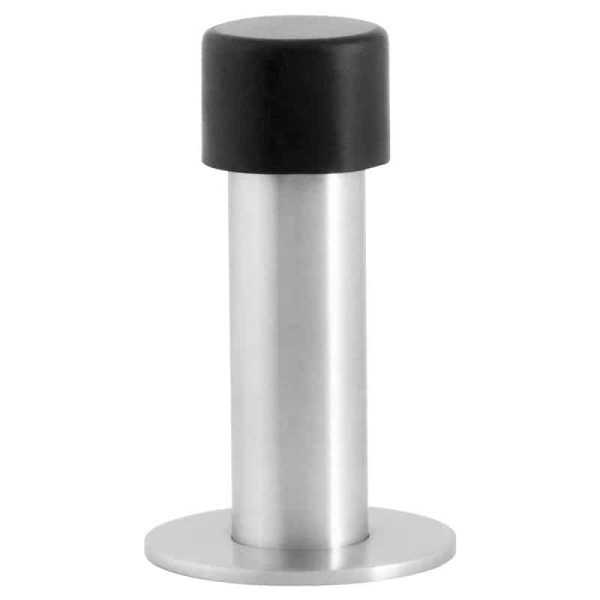 Deurstopper RVS geborsteld rond 85x22/50 mm - Afbeelding 2