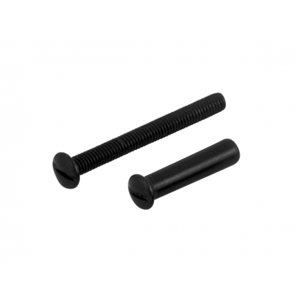 smeedijzer zwart patentbout + huls 22mm M4x35mm t.b.v. deurdikte 40 mm