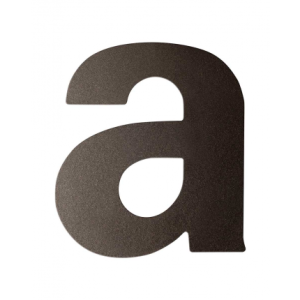 Anastasius Dark blend letter A plat, 110 mm
