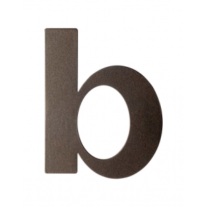 Anastasius Dark blend letter B plat, 110 mm