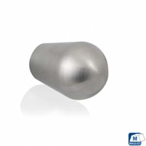 Meubelknop rond 20x28mm RVS GPF5535.20