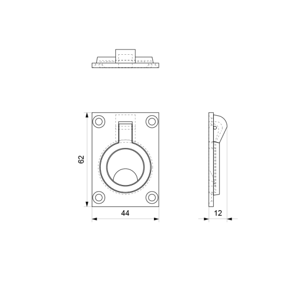 luikring 62x45 mm - Afbeelding 2