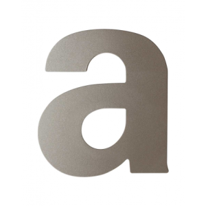 Mocca blend letter A plat, 110 mm