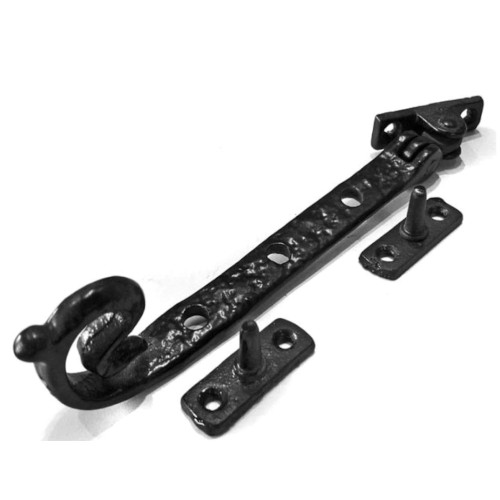 Kirkpatrick KP1154 raamuitzetter met grote krul 304mm, Smeedijzer-Zwart - Afbeelding 5