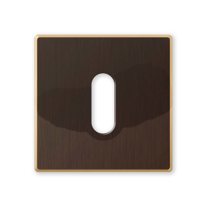 1291/B sleutelrozet 50x50x6mm brons