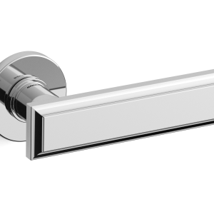 1741 Kuki deurkruk op rozet, chrome