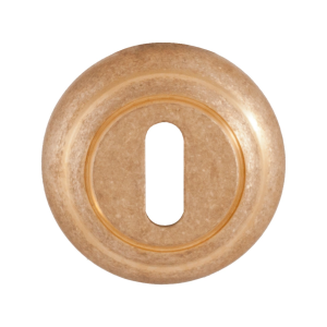 651/B sleutelrozet 51x12mm messing getrommeld