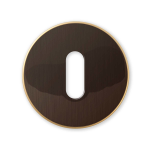 911/B sleutelrozet 51x6mm brons