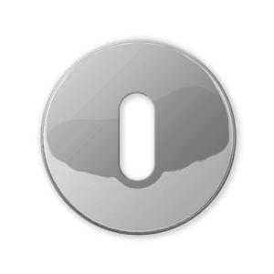 911/B sleutelrozet 51x6mm chrome