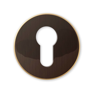 911/BY cilinderrozet 51x6mm brons