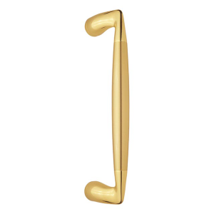 Deurgreep 465 messing met mat messing 285x29x72mm/250mm<br />