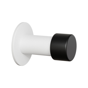 GPF Zwart/Wit collectie Deurstopper wand/muur bevestiging Wit