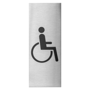GPF0402.09.0003 pictogram 'Mindervalide' rechthoekig, 130x50x1 mm