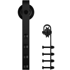 GPF0501.61 enkele schuifdeurhanger Raskas zwart