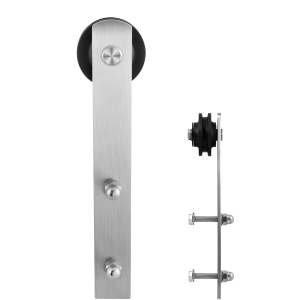 GPF0506.09 enkele schuifdeurhanger Sauva RVS