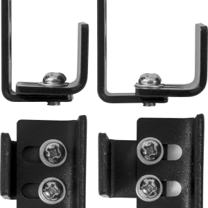 GPF0583.61.001 Verstelbare wandgeleider t.b.v. schuifdeursysteem zwart