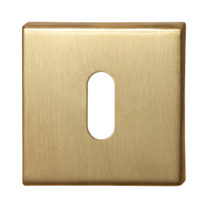 GPF0901.02P4 sleutelrozet 50x50x8mm PVD mat messing