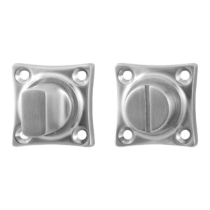 GPF0904.49 toiletgarnituur 38x38x5mm stift 5mm RVS gepolijst