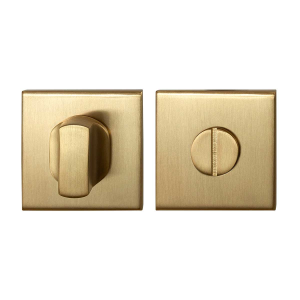 GPF0910.02P4 toiletgarnituur 50x50x8mm stift 8mm PVD mat messing