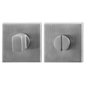 GPF0911.02 toiletgarnituur 50x50x8mm stift 5mm RVS geborsteld