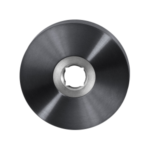 GPF1100.00P1L/R rozet 50x8mm PVD antraciet links-/rechtsdraaiend