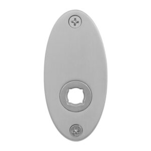 GPF1100.03 rozet 80x38x2mm RVS geborsteld