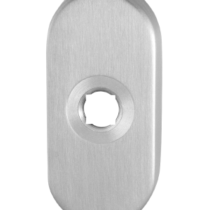 GPF1100.04R rozet 70x32x10mm RVS geborsteld rechtsdraaiend