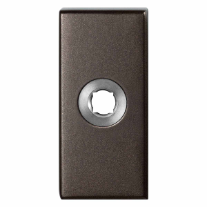 GPF1101.A1 L rozet rechthoekig 70x32x10 mm Dark blend links draaiend