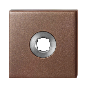 GPF1102.A2 L rozet 50x50x8 mm Bronze blend linksdraaiend