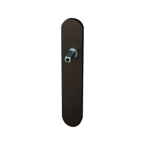 GPF1120.A1.442 langschild afgerond PC72 Dark blend met vastgelaste knopvastzetter