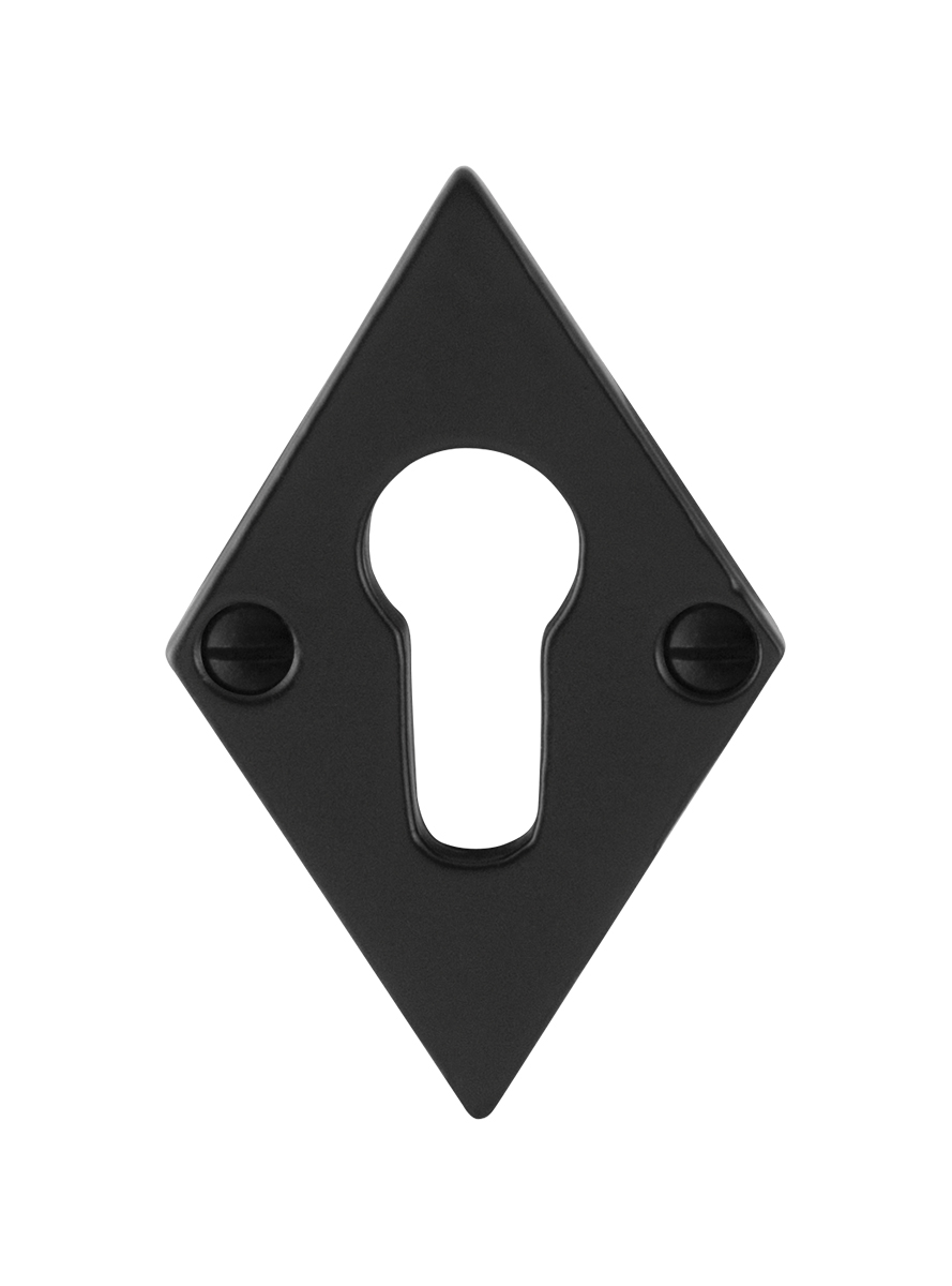 GPF6902.07 cilinderrozet 83x52x4mm smeedijzer zwart