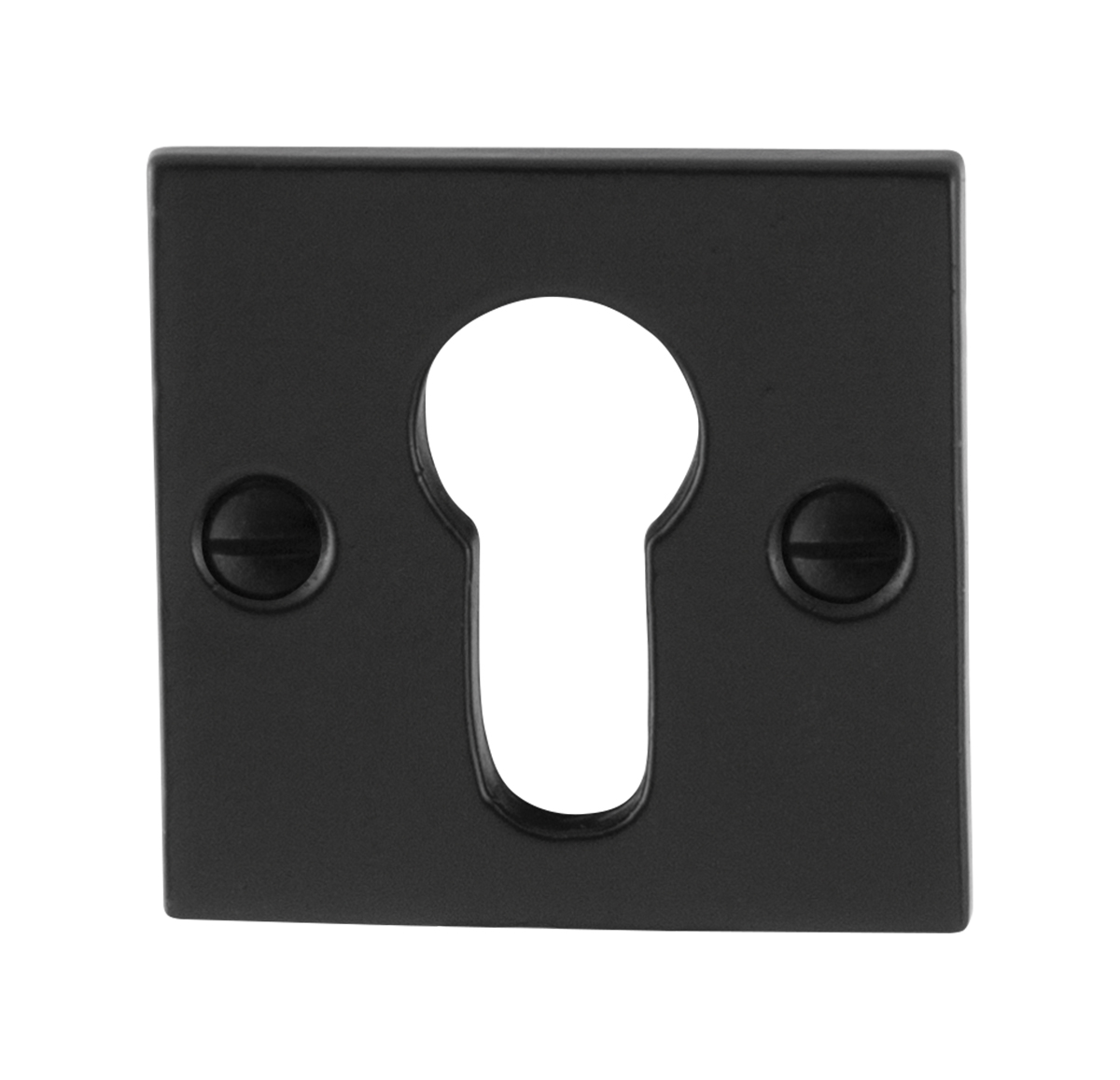 GPF6902.08 cilinderrozet 52x52x4mm smeedijzer zwart