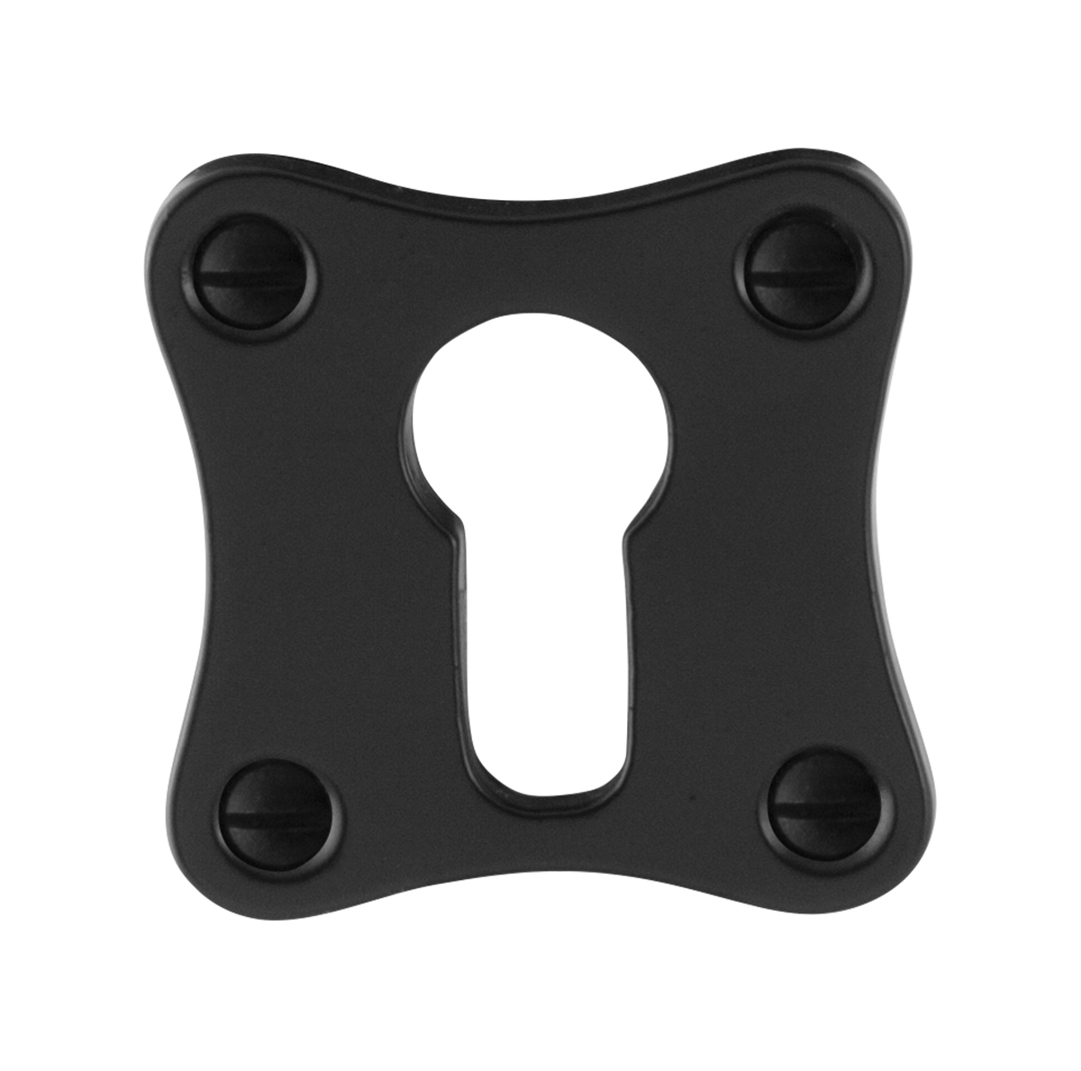 GPF6902.09 cilinderrozet 52x52x5mm smeedijzer zwart