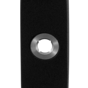 GPF8100.01L rozet 70x32x10mm zwart linksdraaiend