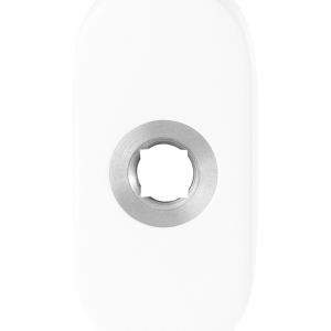 GPF8100.44L rozet 70x32x10mm wit linksdraaiend