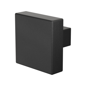 GPF8948.61 S3 zwart vierkante knop 53x53x16mm vast incl. metaalschroef M10