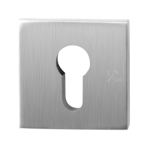 GPF9386.09.O199 vierkante veiligheidsbuitenrozet RVS geborsteld