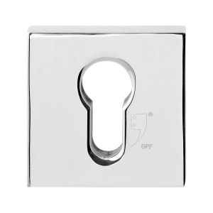 GPF9386.49.O199 vierkante veiligheidsbuitenrozet RVS gepolijst