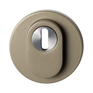 GPF9392.A4.O199 ronde veiligheidsbuitenrozet Champagne blend met kerntrekbeveiliging