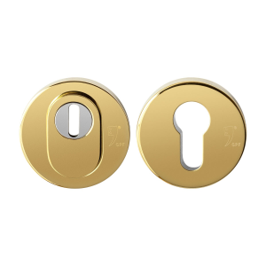 GPF9392.P3.S199 ronde veiligheidsrozet PVD messing met kerntrekbeveiliging