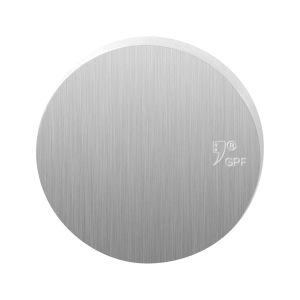 GPF9393.09 veiligheidsbuitenrozet rond 54 mm SKG*** RVS geborsteld blind