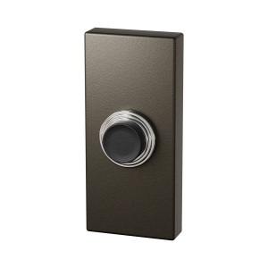 GPF9826.A1.1101 rechthoekige deurbel 70x32x10 mm Dark blend