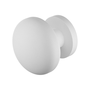 GPF9857.62-00 Wit paddenstoel knop S5 65mm incl. wisselstift op rond rozet