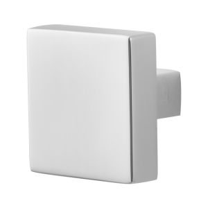 GPF9858.49 RVS gepolijst vierkante knop 60x60x16mm t.b.v. veiligheidsschilden vast incl. bout M10