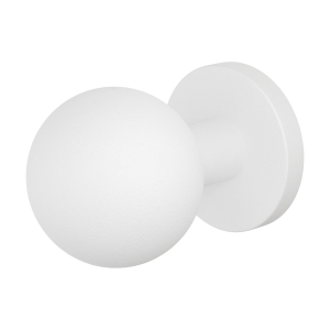 GPF9954.62-00 Wit kogelknop S1 50mm draaibaar met ronde rozet