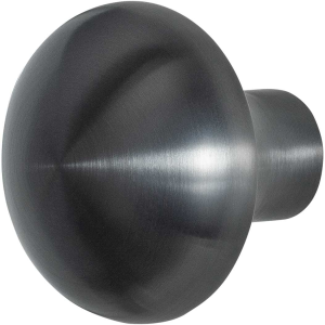 GPF9959.P1 Paddenstoel knop S2 PVD antraciet vast incl. knopvastzetter 52mm