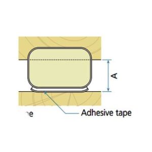 Qlon 3015 zelfklevend tochtstrip 8 x 5mm