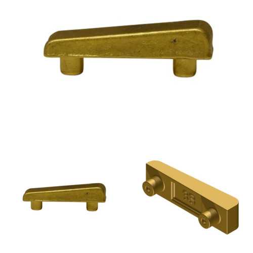 SWF serie B555 6S oploopspie 6mm met korte nokken, Messing