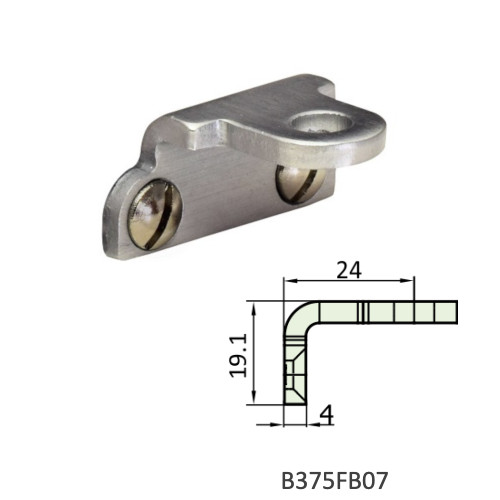 SWF serie B375FB07 (24mm) montage steun voor raamuitzetters, Chroommat